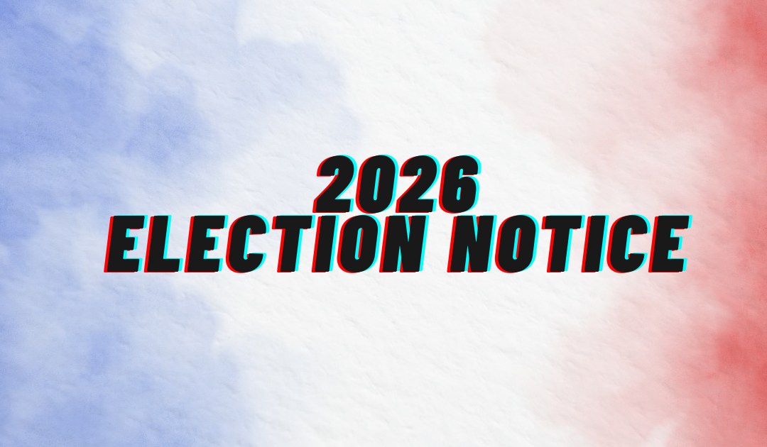 2026 Election Notice